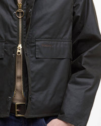 Barbour Heritage Spey Slim Waxed Jacket - Olive | Barbour Jackets & Coats | JEANSTORE