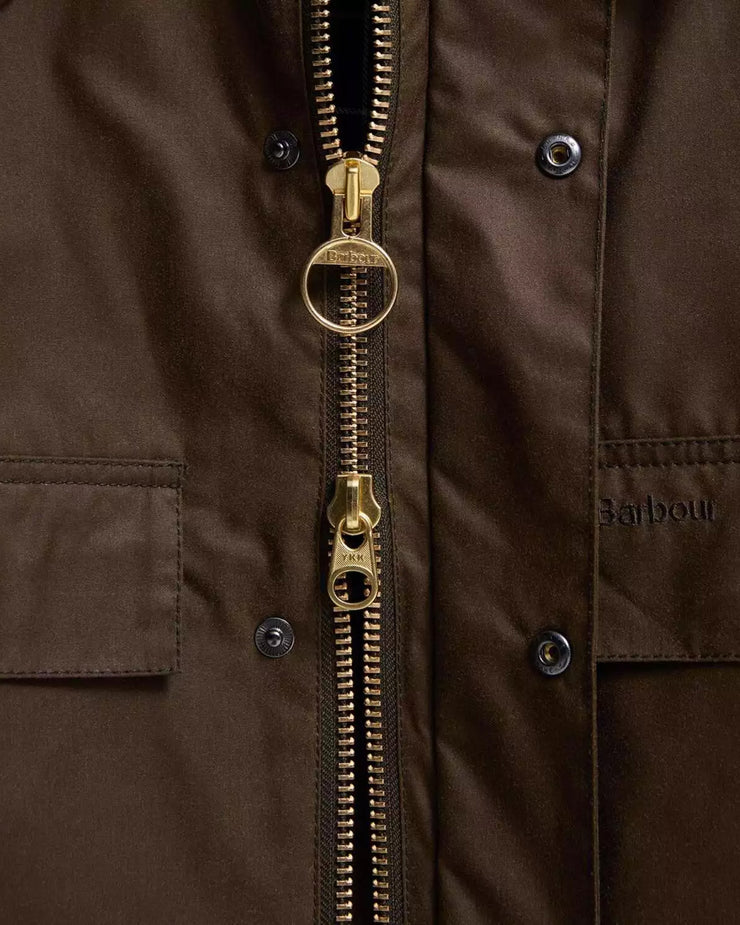 Barbour Heritage Spey Slim Waxed Jacket - Beech