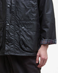 Barbour Heritage Oversized Bedale Waxed Jacket - Black | Barbour Jackets & Coats | JEANSTORE