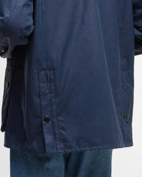 Barbour Heritage Oversized Bedale Waxed Jacket - Washed Cobalt | Barbour Jackets & Coats | JEANSTORE