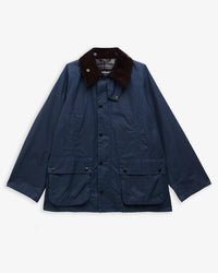 Barbour Heritage Oversized Bedale Waxed Jacket - Washed Cobalt | Barbour Jackets & Coats | JEANSTORE