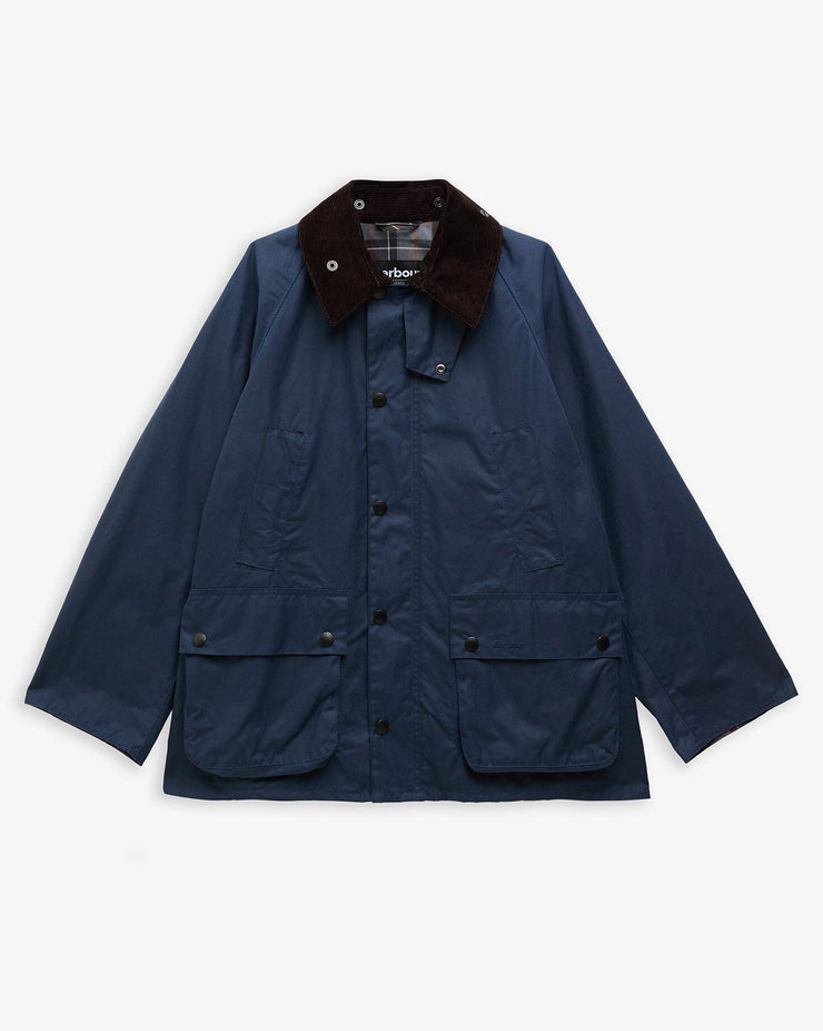 Barbour Heritage Oversized Bedale Waxed Jacket - Washed Cobalt