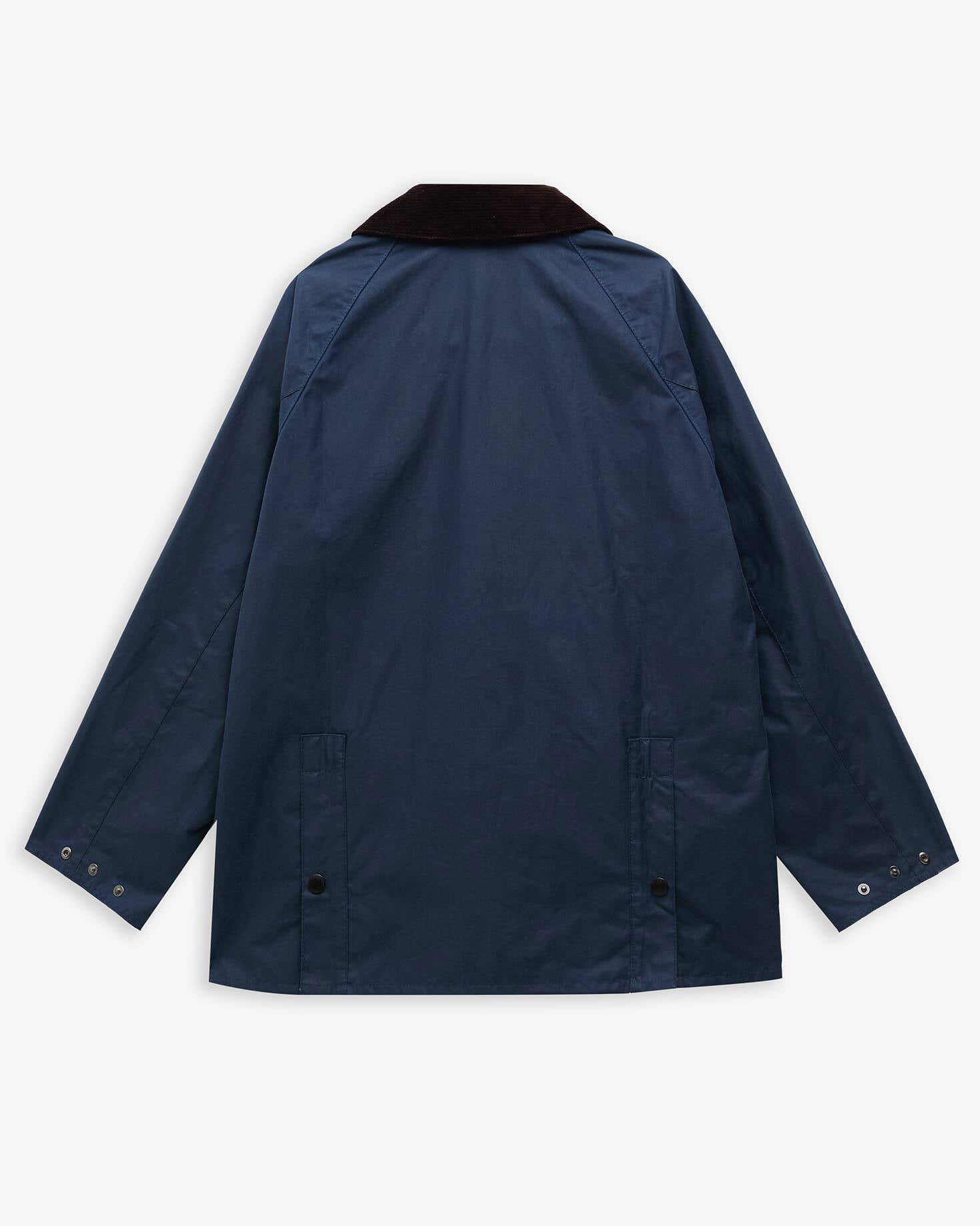 Barbour Heritage Oversized Bedale Waxed Jacket - Washed Cobalt