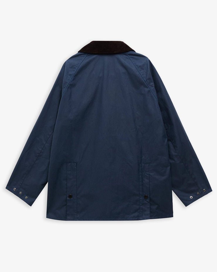 Barbour Heritage Oversized Bedale Waxed Jacket - Washed Cobalt