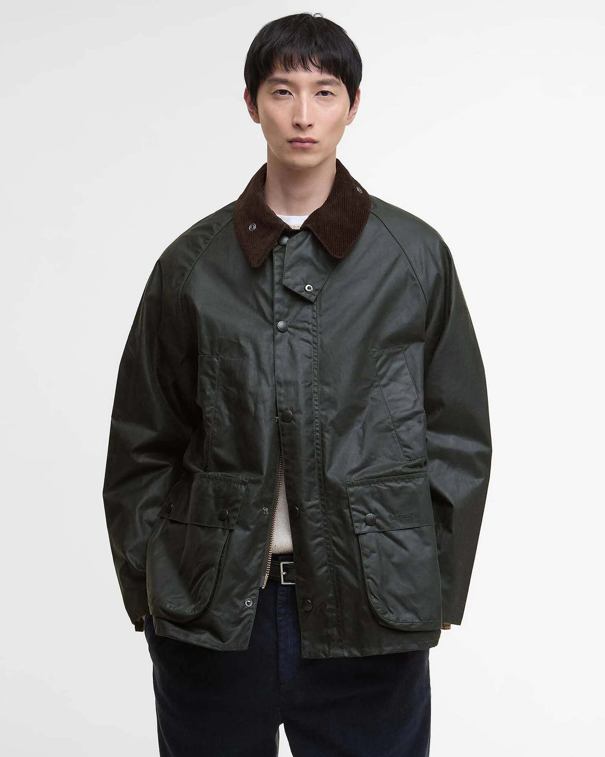 Barbour Heritage Oversized Bedale Waxed Jacket - Sage