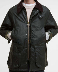 Barbour Heritage Oversized Bedale Waxed Jacket - Sage