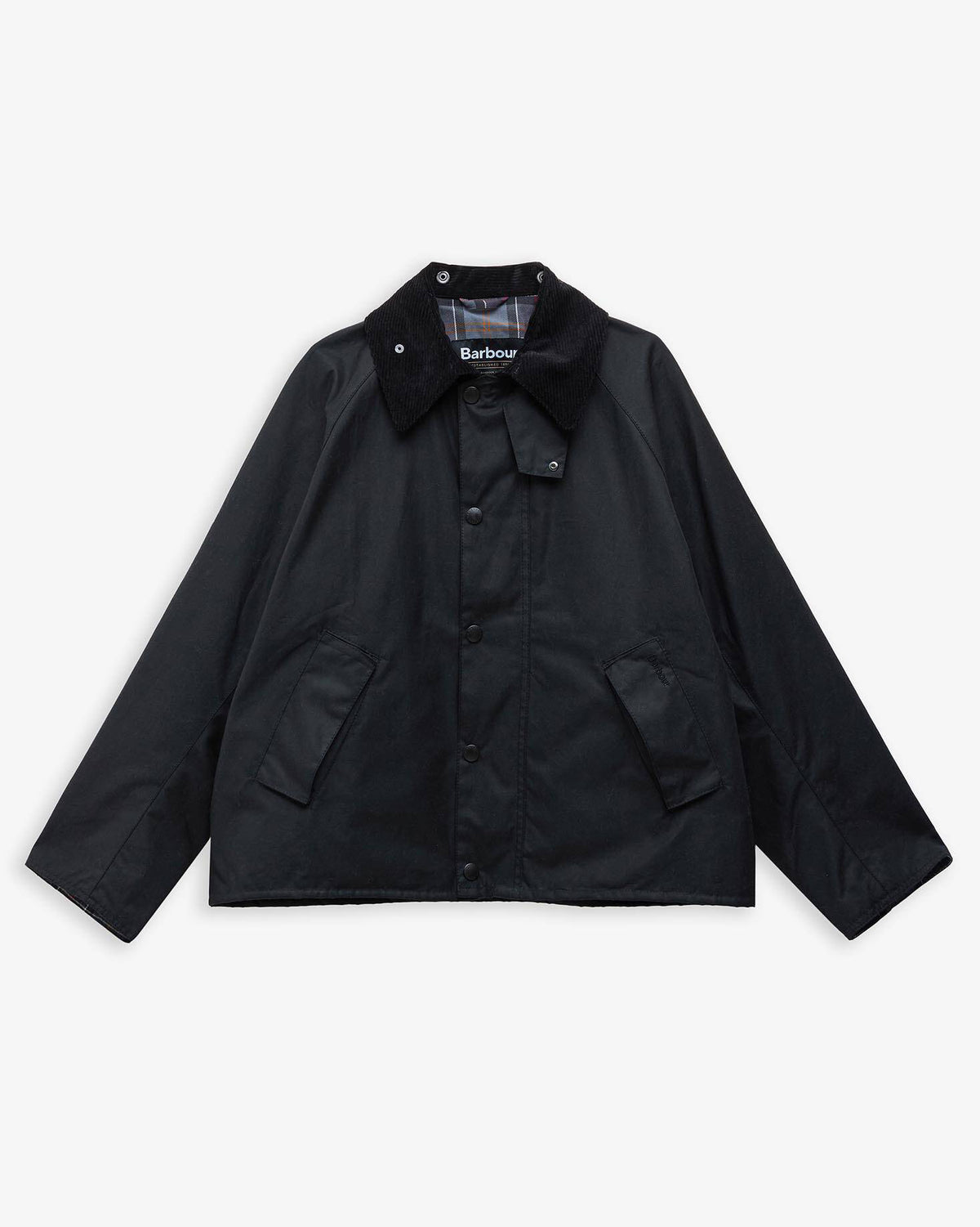 Barbour Heritage Modified Transport Waxed Jacket - Black