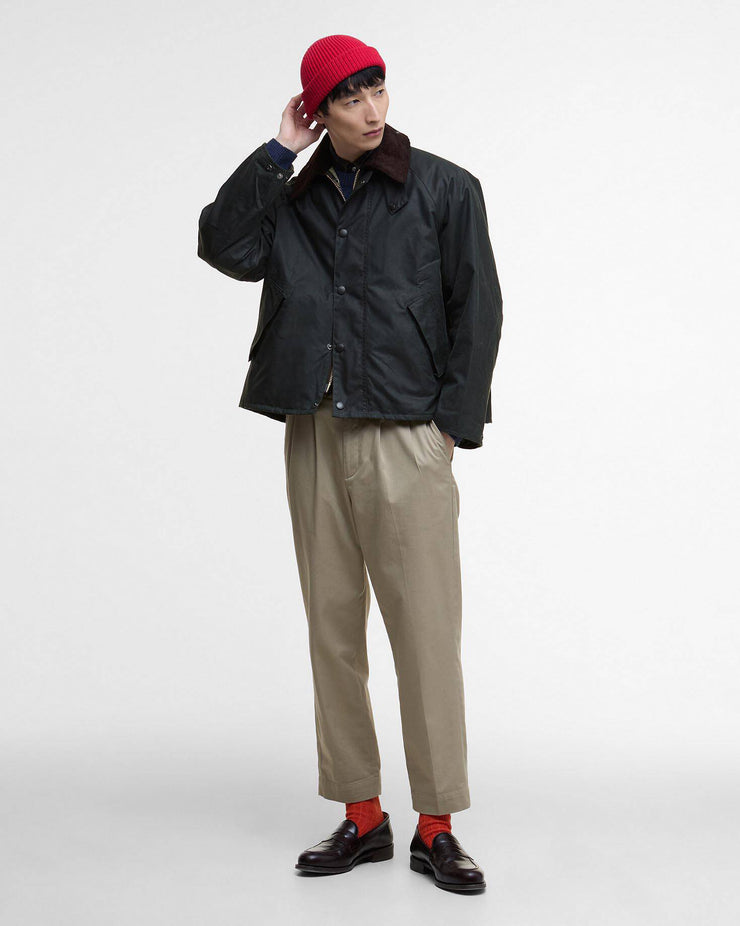 Barbour Heritage Modified Transport Waxed Jacket - Sage