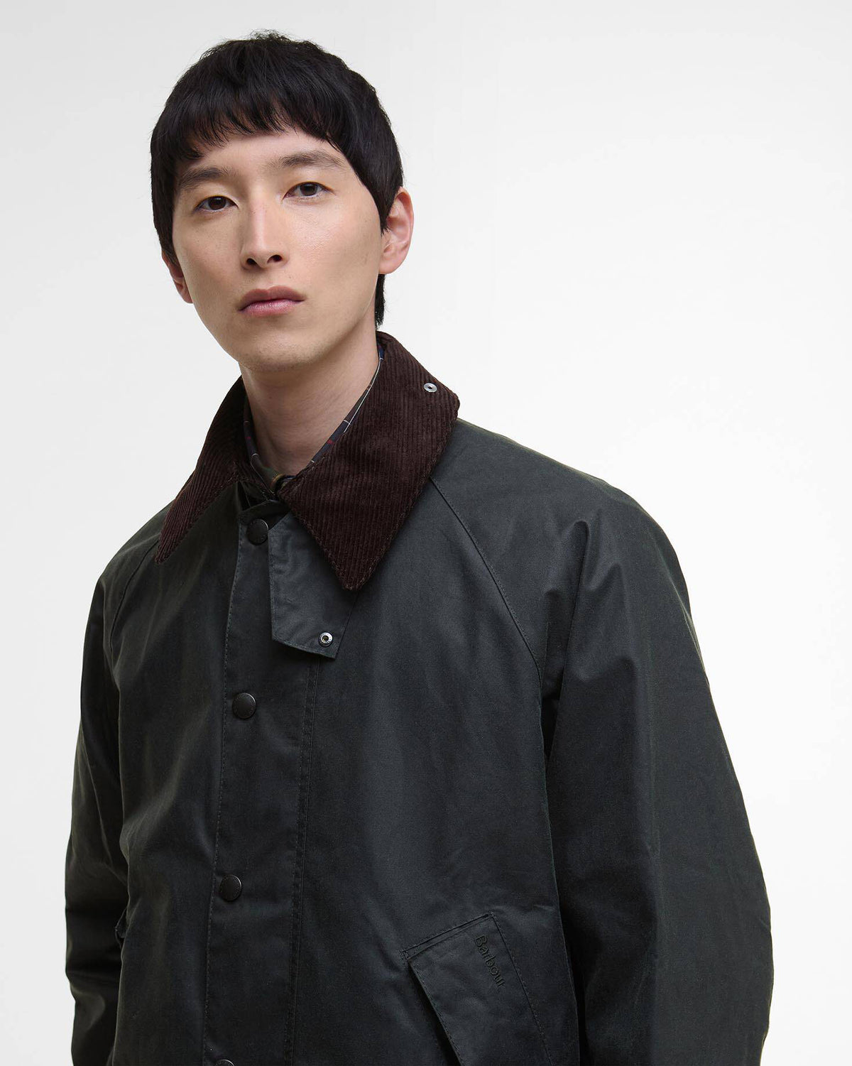 Barbour Heritage Modified Transport Waxed Jacket - Sage