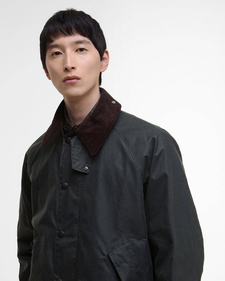 Barbour Heritage Modified Transport Waxed Jacket - Sage