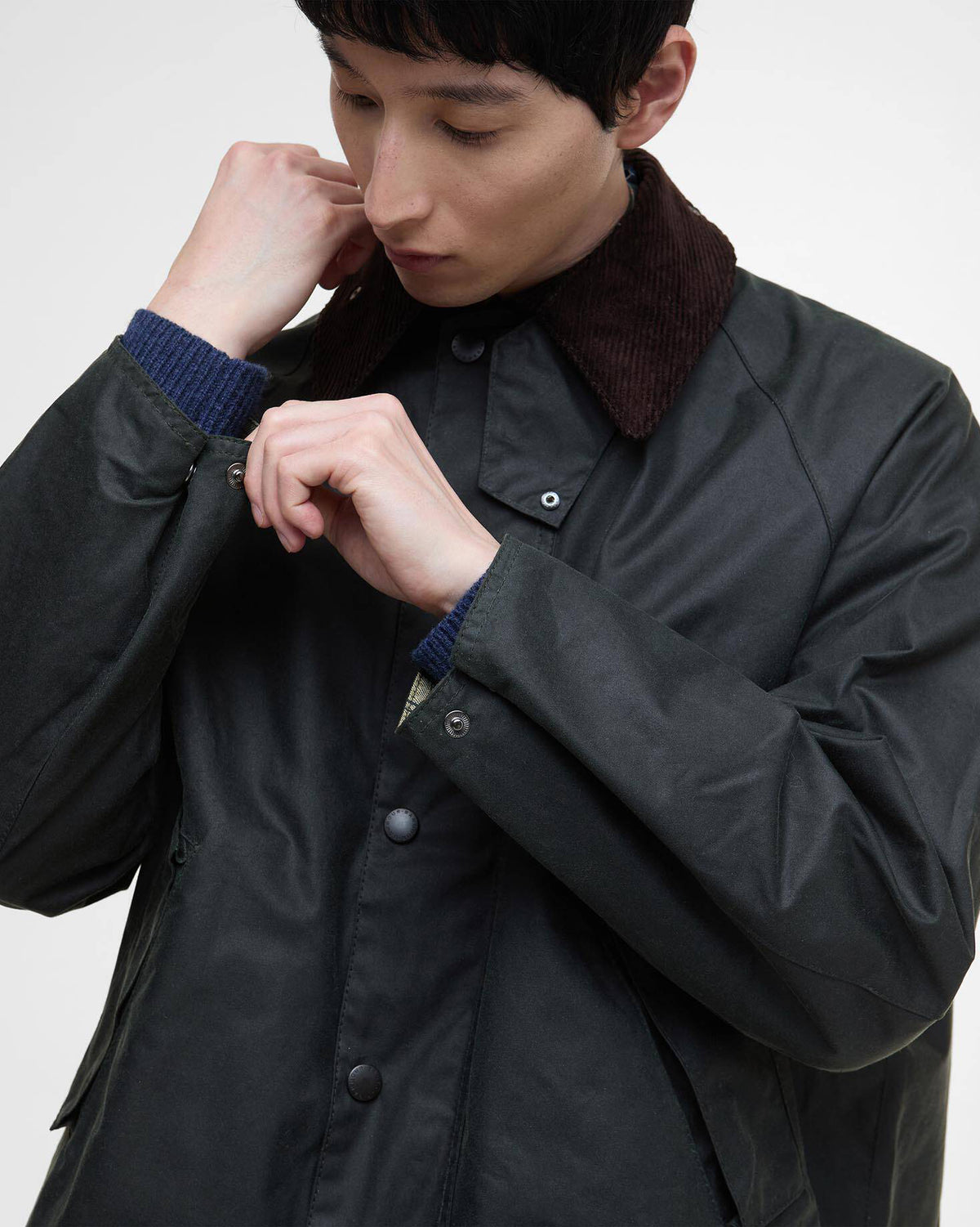 Barbour Heritage Modified Transport Waxed Jacket - Sage