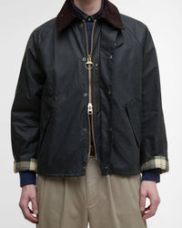 Barbour Heritage Modified Transport Waxed Jacket - Sage