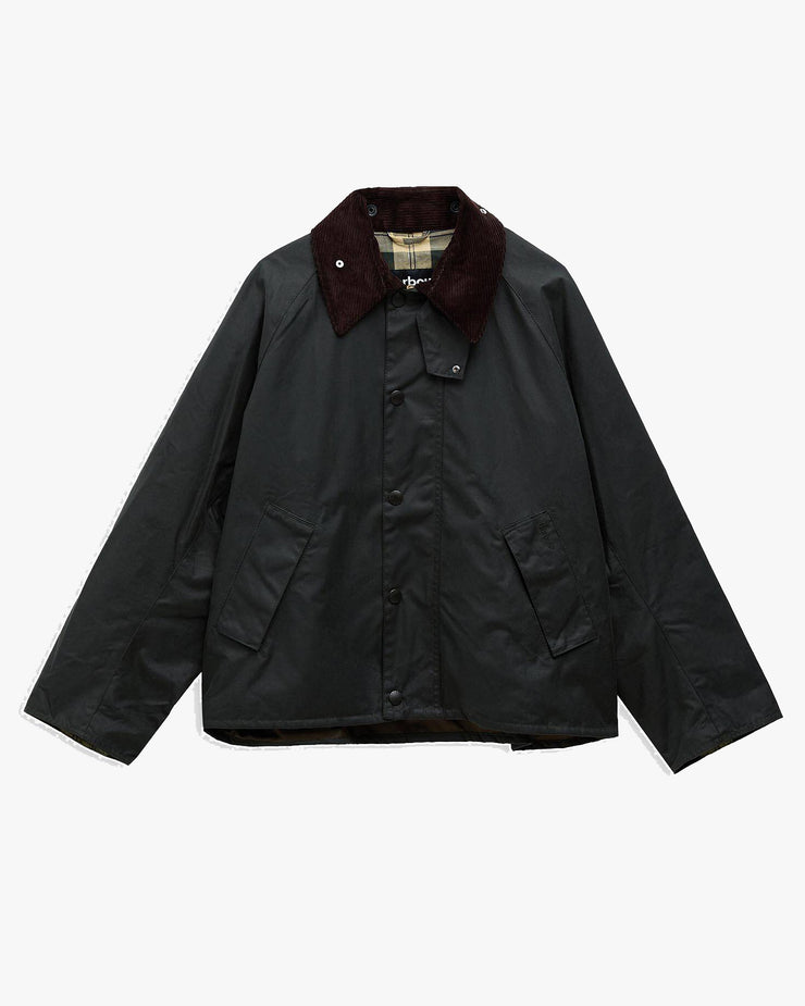 Barbour Heritage Modified Transport Waxed Jacket - Sage
