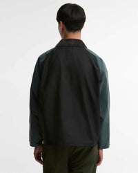 Barbour Heritage Patchwork Transport Waxed Jacket - Black Multi | Barbour Jackets & Coats | Jeanstore