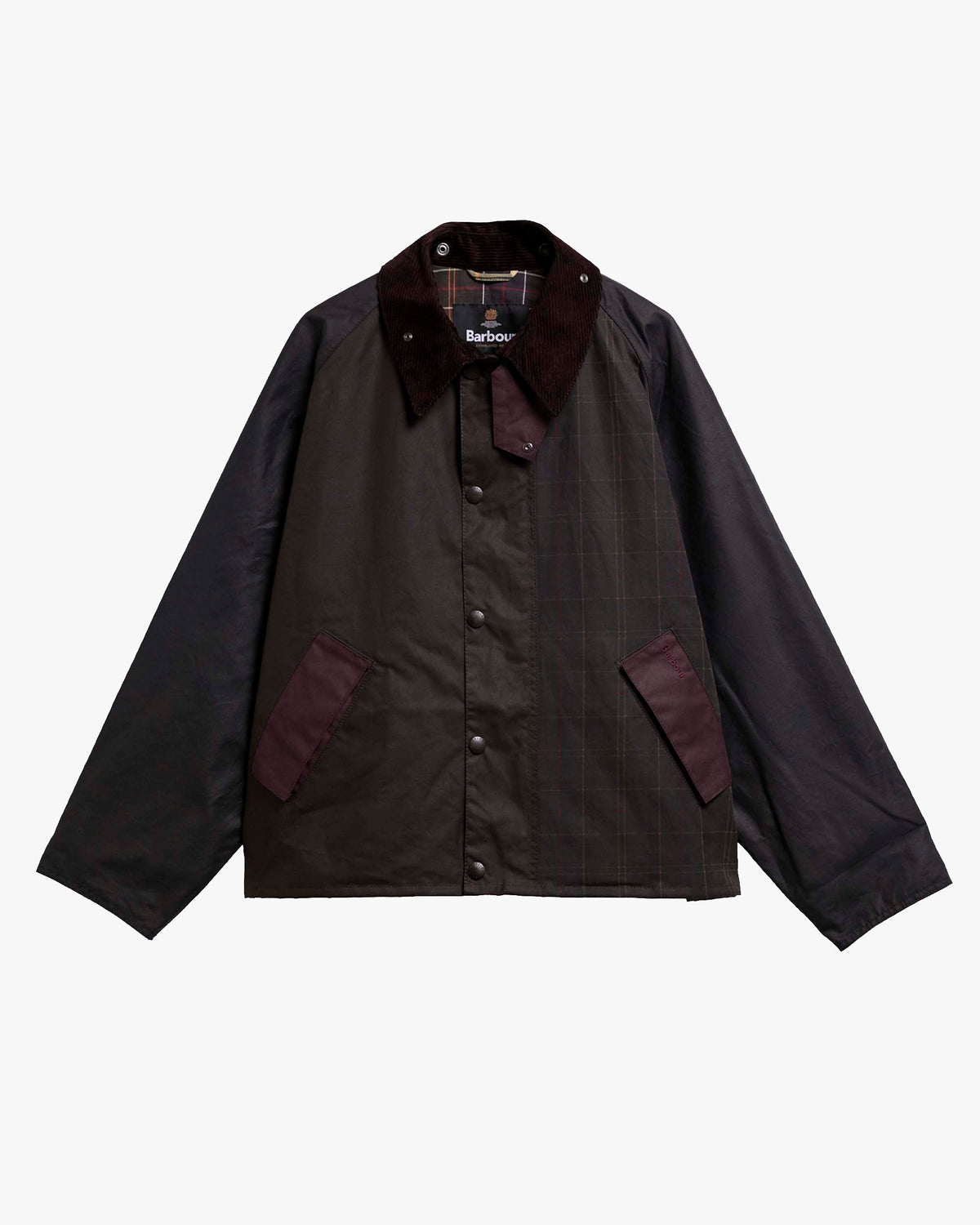 Barbour Heritage Patchwork Transport Waxed Jacket - Tartan Multi | Barbour Jackets & Coats | Jeanstore