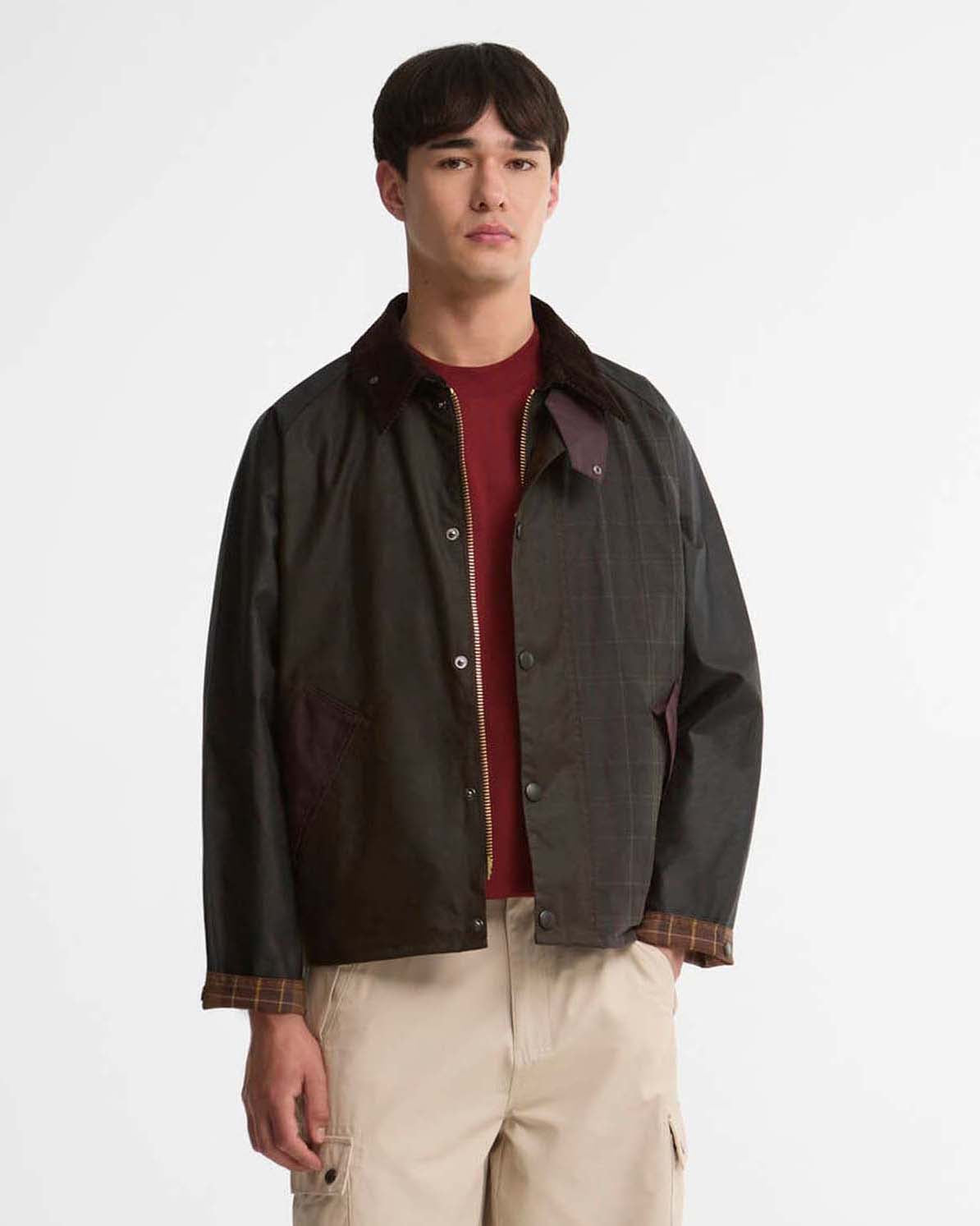 Barbour Heritage Patchwork Transport Waxed Jacket - Tartan Multi | Barbour Jackets & Coats | Jeanstore