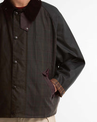 Barbour Heritage Patchwork Transport Waxed Jacket - Tartan Multi | Barbour Jackets & Coats | Jeanstore