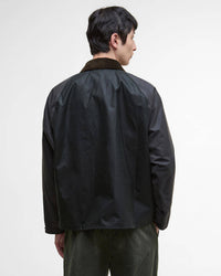 Barbour Heritage Patchwork Transport Waxed Jacket - Sage Multi