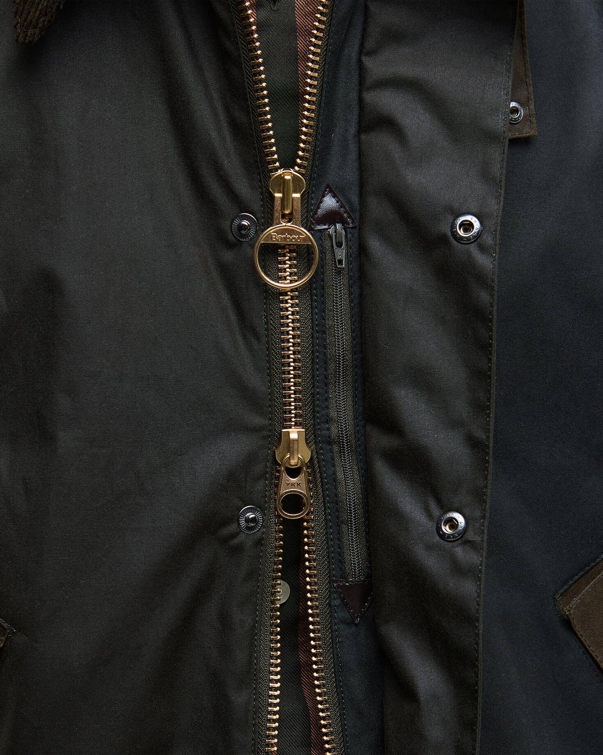 Barbour Heritage Patchwork Transport Waxed Jacket - Sage Multi