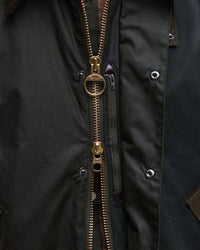 Barbour Heritage Patchwork Transport Waxed Jacket - Sage Multi