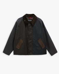 Barbour Heritage Patchwork Transport Waxed Jacket - Sage Multi