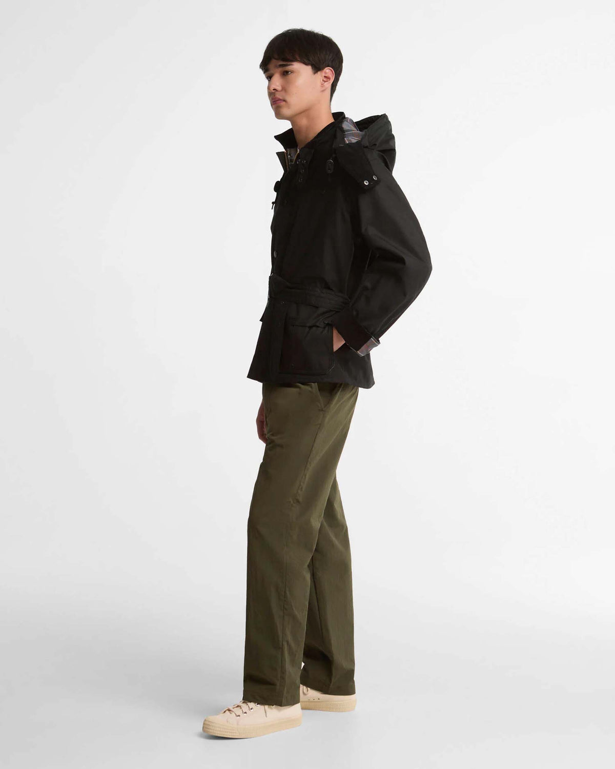 Barbour Heritage Ursula Waxed Jacket - Black