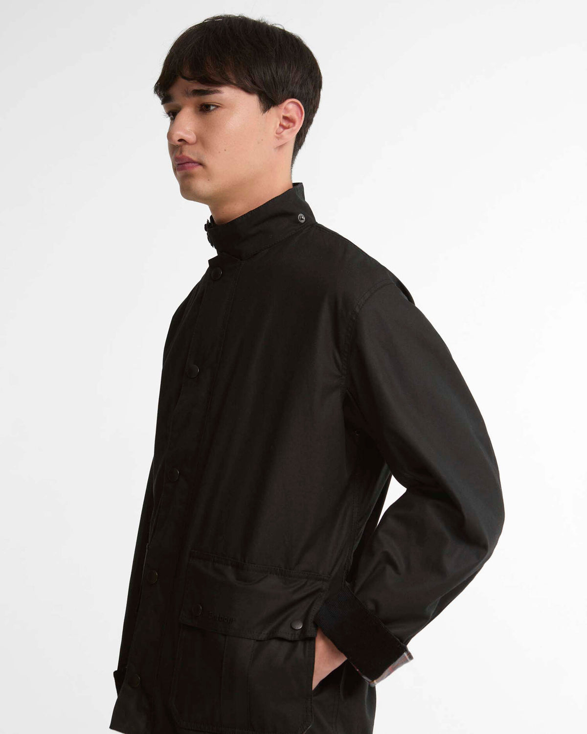 Barbour Heritage Ursula Waxed Jacket - Black