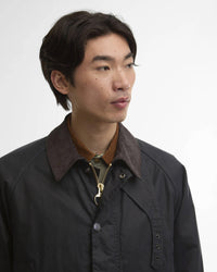 Barbour Heritage Modified Beaufort Spectator Waxed Jacket - Navy