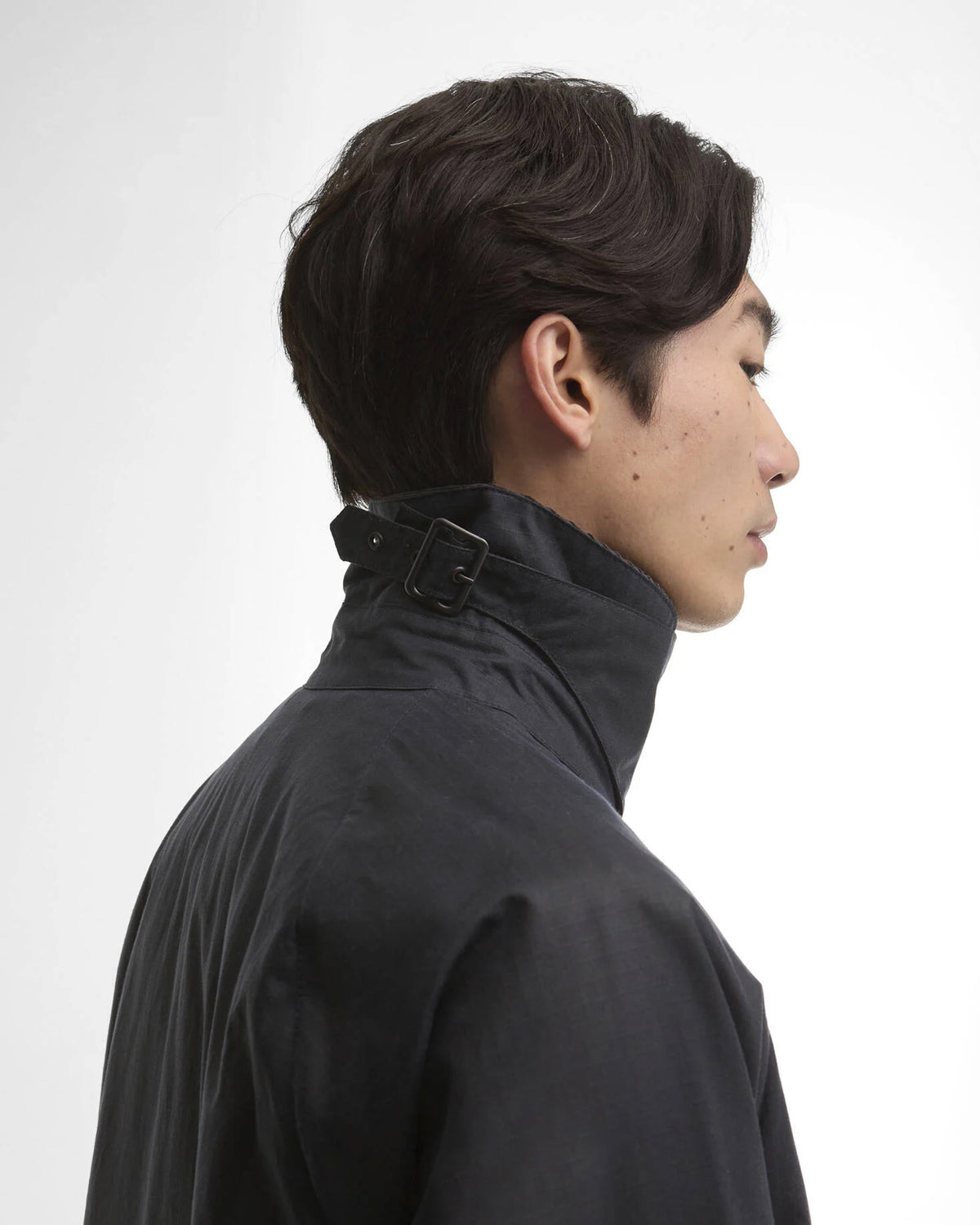 Barbour Heritage Modified Beaufort Spectator Waxed Jacket - Navy