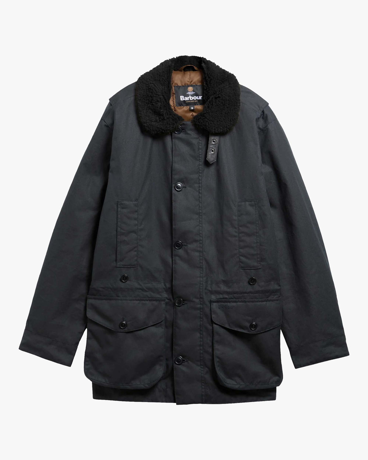 Barbour Heritage Winter Endurance Waxed Jacket - Navy