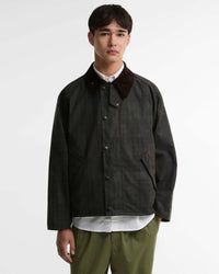 Barbour Heritage Tartan Transport Waxed Jacket - Dark Tartan | Barbour Jackets & Coats | Jeanstore