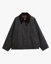 Barbour Heritage Tartan Transport Waxed Jacket - Dark Tartan | Barbour Jackets & Coats | Jeanstore