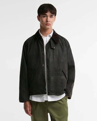 Barbour Heritage Tartan Transport Waxed Jacket - Dark Tartan | Barbour Jackets & Coats | Jeanstore