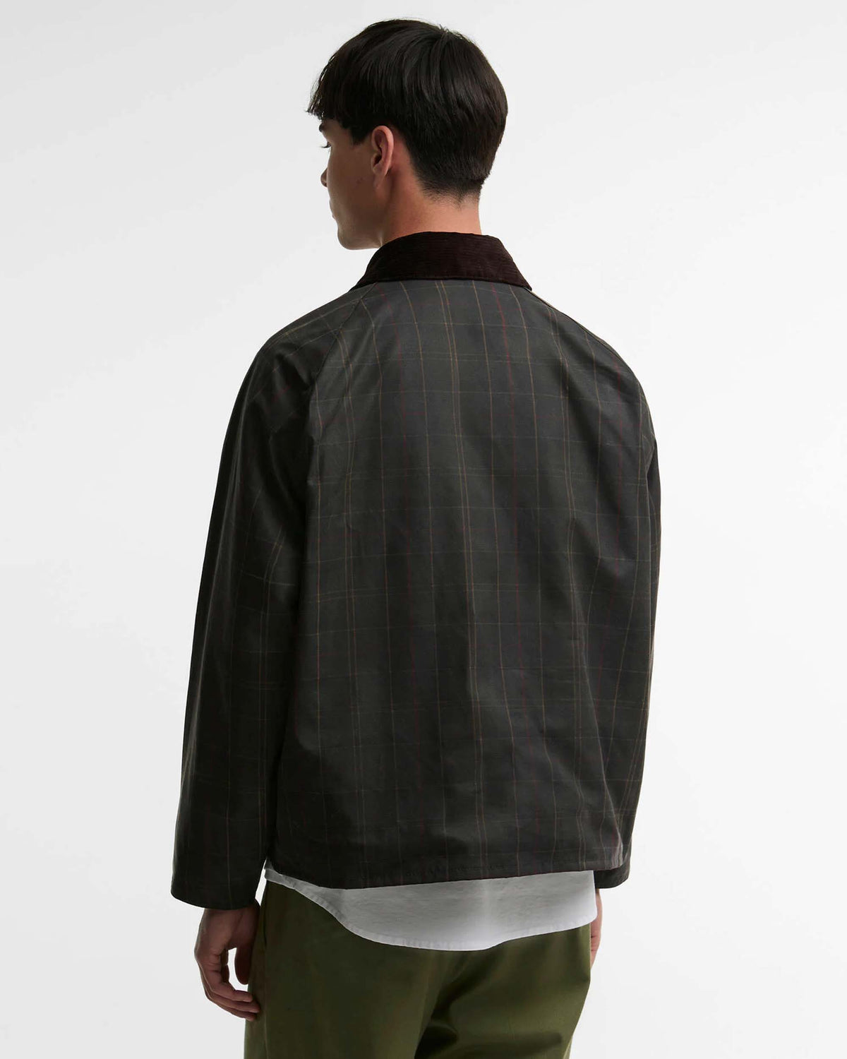 Barbour Heritage Tartan Transport Waxed Jacket - Dark Tartan | Barbour Jackets & Coats | Jeanstore