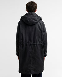 Barbour x Norbit Long Waxed Jacket - Navy