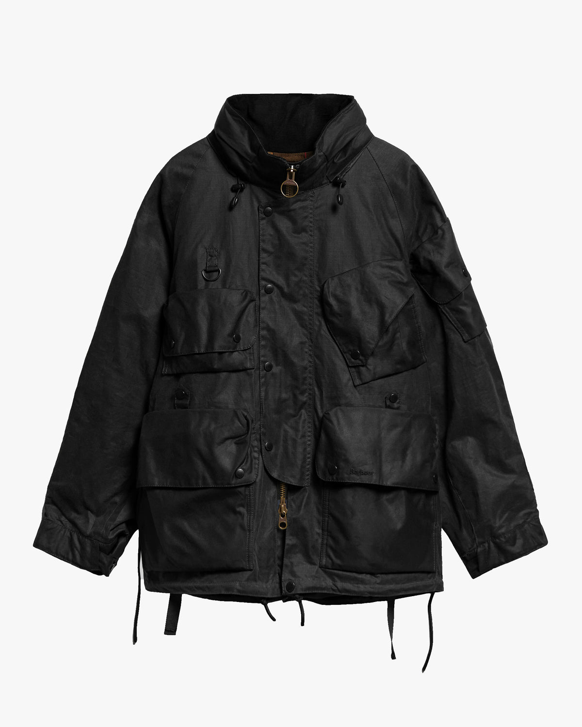 Barbour x Norbit Ripstop Waxed Jacket - Black | Barbour Jackets & Coats | Jeanstore