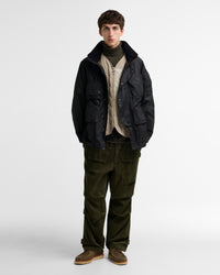 Barbour x Norbit Ripstop Waxed Jacket - Black | Barbour Jackets & Coats | Jeanstore