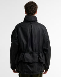 Barbour x Norbit Ripstop Waxed Jacket - Black | Barbour Jackets & Coats | Jeanstore