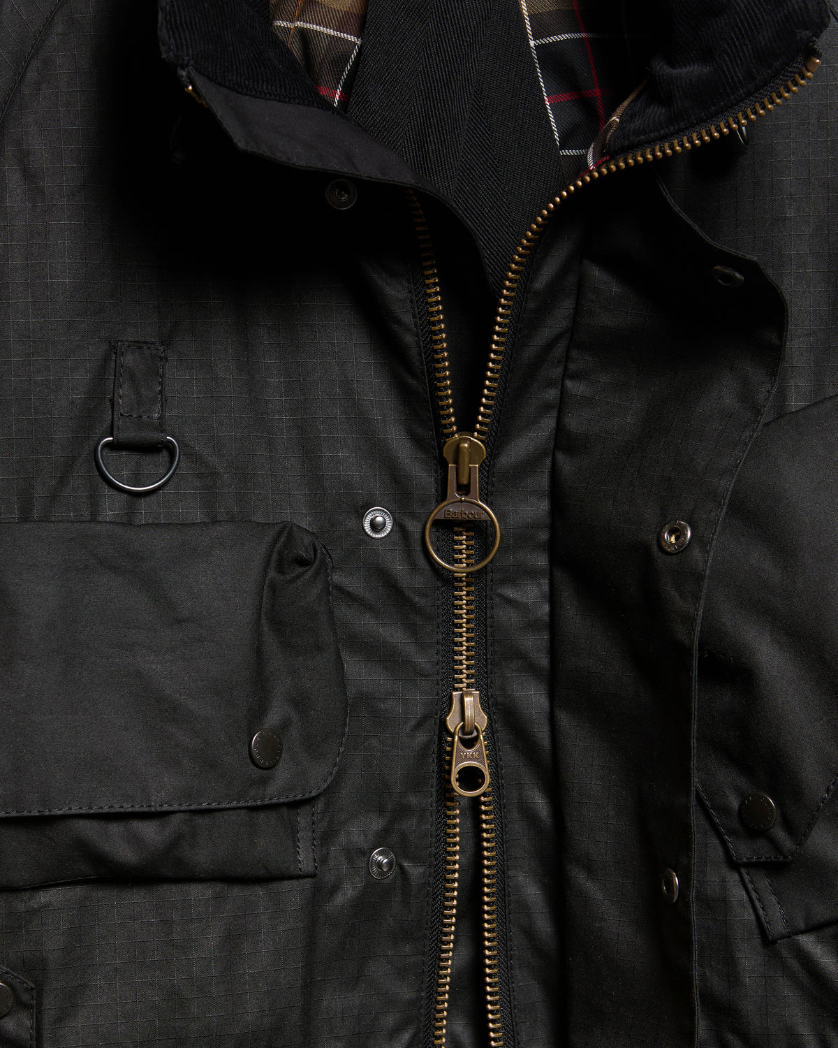 Barbour x Norbit Ripstop Waxed Jacket - Black | Barbour Jackets & Coats | Jeanstore