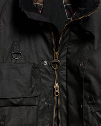 Barbour x Norbit Ripstop Waxed Jacket - Black | Barbour Jackets & Coats | Jeanstore
