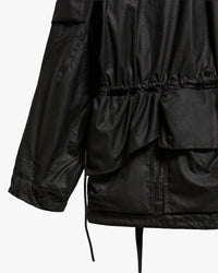Barbour x Norbit Ripstop Waxed Jacket - Black | Barbour Jackets & Coats | Jeanstore