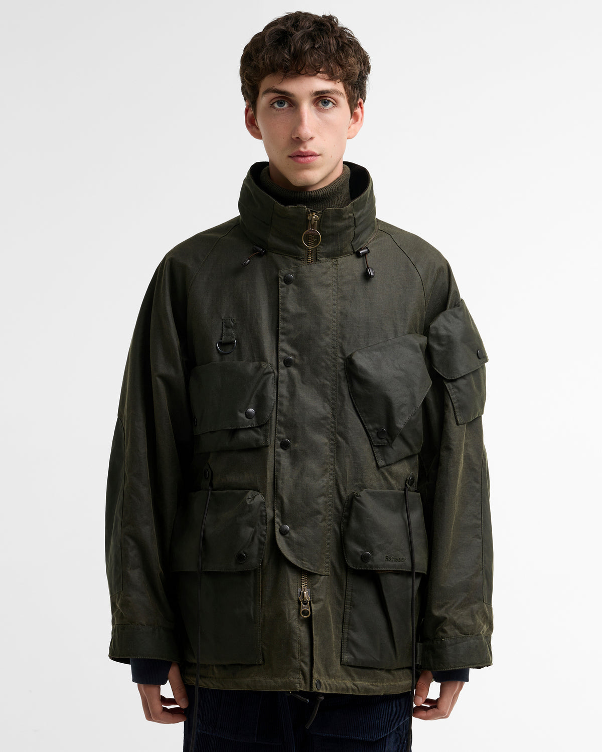 Barbour x Norbit Ripstop Waxed Jacket - Archive Olive