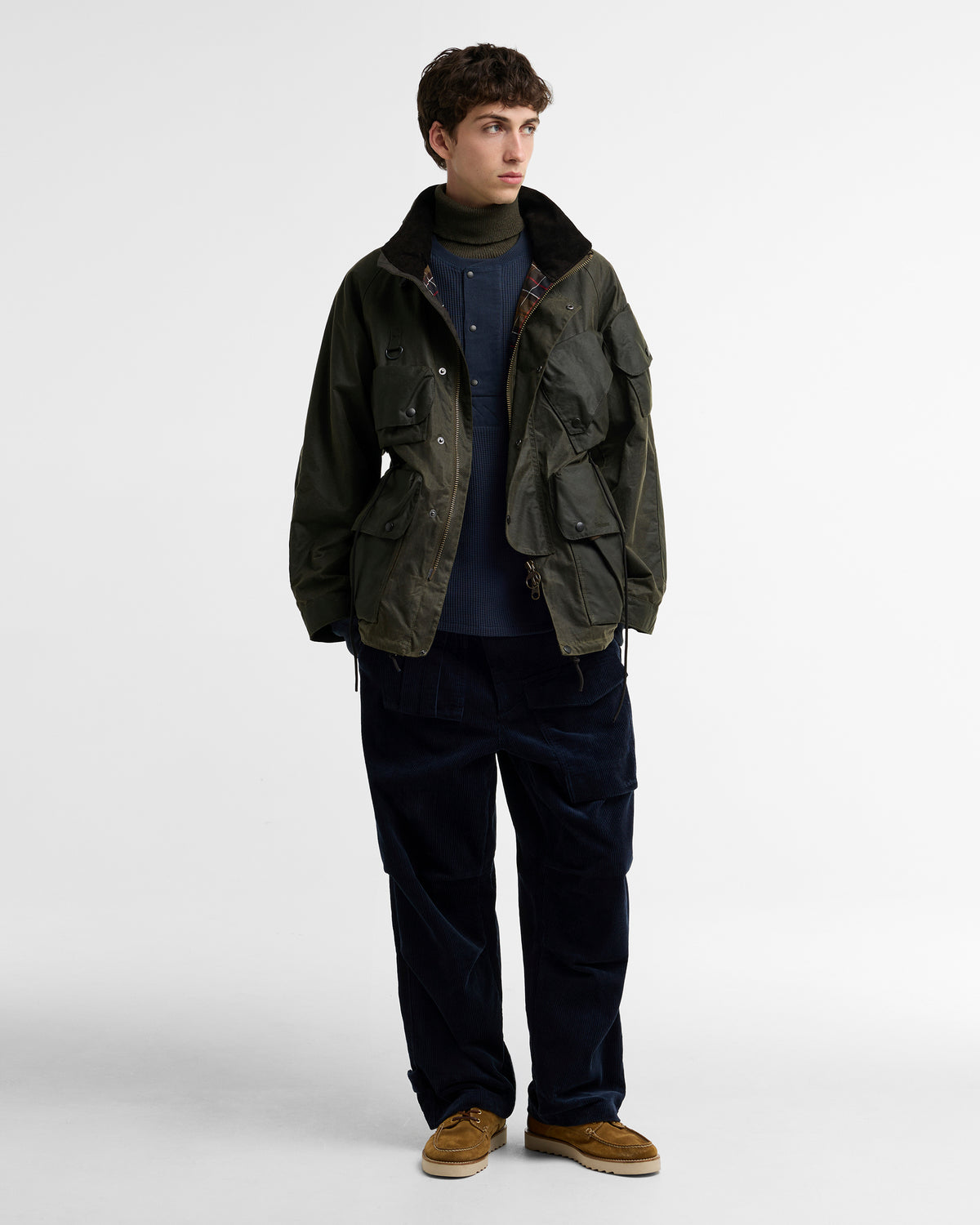 Barbour x Norbit Ripstop Waxed Jacket - Archive Olive