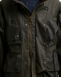 Barbour x Norbit Ripstop Waxed Jacket - Archive Olive