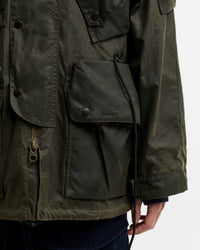 Barbour x Norbit Ripstop Waxed Jacket - Archive Olive