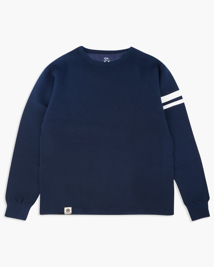 Momotaro Jeans 07-079 GTB Thermal L/S Tee - Navy