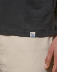 Merz b. Schwanen PIMATEE01 4.1oz Soft Pima Cotton Relaxed Tee - Concrete