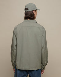 Merz b. Schwanen SHIRT06RT Workers Cotton Twill Shirt - Light Army