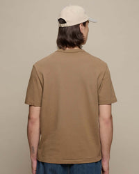 Merz b. Schwanen TEE03 7.4oz Authentic Jersey Relaxed Tee - Dusted Khaki | Merz b. Schwanen T Shirts | Jeanstore
