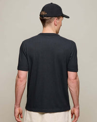 Merz b. Schwanen TEE03 7.4oz Authentic Jersey Relaxed Tee - Deep Black | Merz b. Schwanen T Shirts | Jeanstore